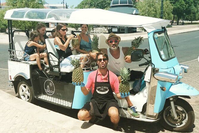 3 Hour Lisbon Private Guided Tour via Tuk Tuk - How your guide shapes the ride: Philip, Diogo, David, Susana, Carlos, Marcos