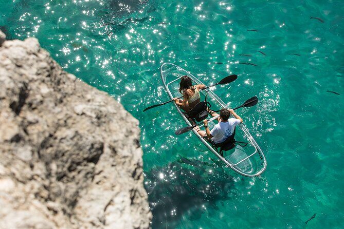 Arrábida: Guided Transparent Kayaking Tour - Transparent Kayaks Make Arrábida Feel Like a Sea Aquarium