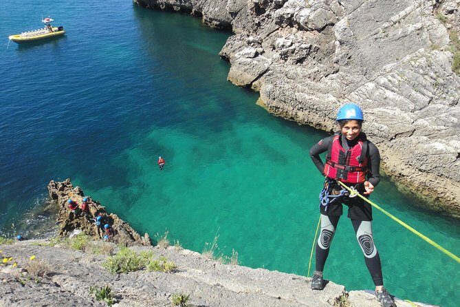 Coasteering in the Arrabida Natural Park (Lisbon region) - Getting Picked Up in Lisbon: Hard Rock to the Coast Loop