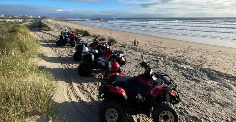 From Lisbon: Atlantic Coast Guided Quad Bike Tour - WWI Military Compound Stop and Big Coastal Views