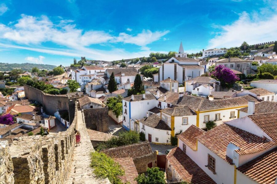 From Lisbon: Day Trip to Porto, Óbidos, and Nazaré - Rua Dereita, the Castle Zone, and the Best Photo Angles in Óbidos