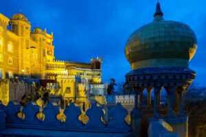 From Lisbon: Pena Palace, Regaleira, Sintra & Cascais Tour - Pena Palace: Romanticist views and the inside-vs-exterior ticket choice