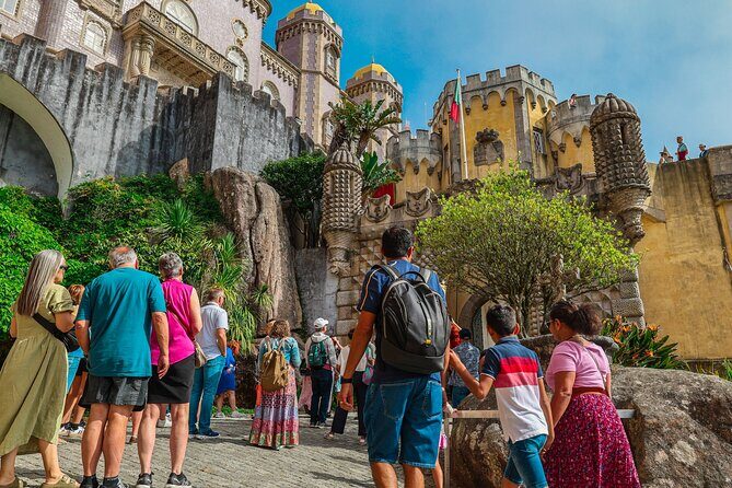 From Lisbon: Small Group to Pena Palace, Nazaré & Fátima - Stop 3: Pena Palace Gardens and Terraces (Exterior Access Included)