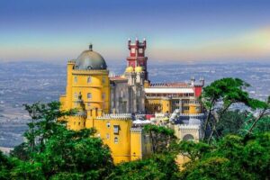 Full Day Tour Sintra, Pena Palace, Regaleira, Cabo Roca, Cascais - Pena Palace: the guided stop that turns into a full sensory moment