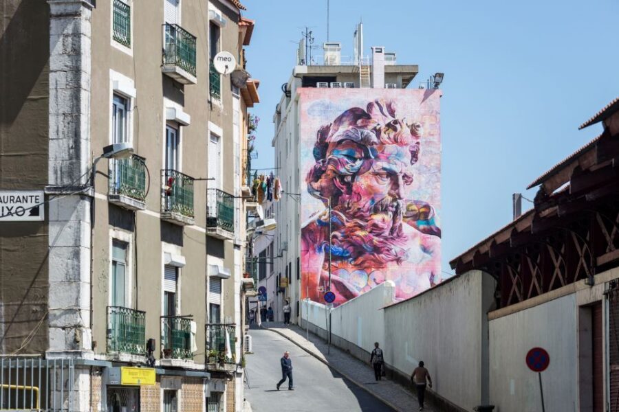 Lisbon: 3-Hour Street Art Tuk Tuk Tour - Bairro Alto street art: where the city feels loud and close