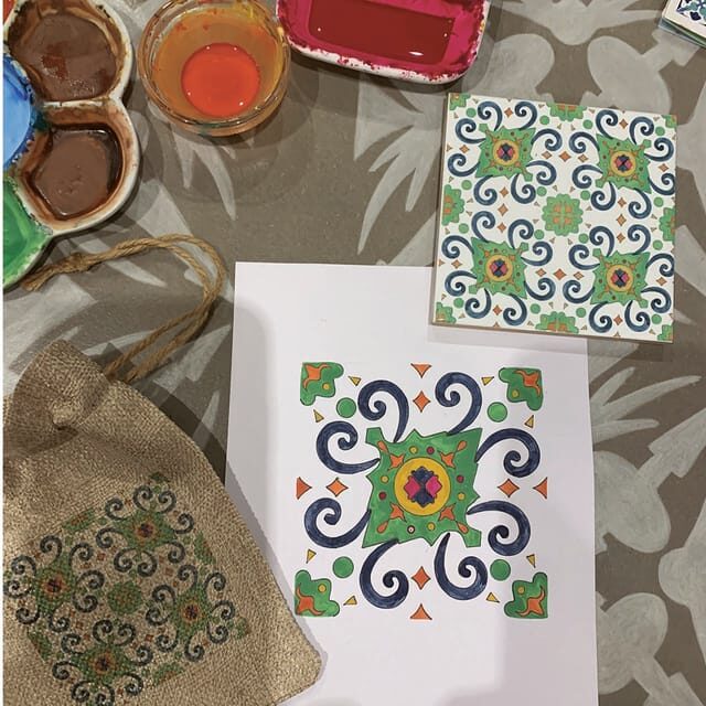 Lisbon: Azulejos' Design Create Your Own Tile Workshop - Your take-home azulejo: 10cm x 10cm, same-day