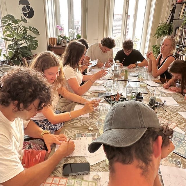 Lisbon: Azulejos' Design Create Your Own Tile Workshop - Finding the workshop and what the small-group vibe means