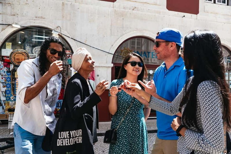 Lisbon: Baixa District Food Tour with Dinner and Drinks - Praça Dom Pedro IV: pass-by sights that help you place the food