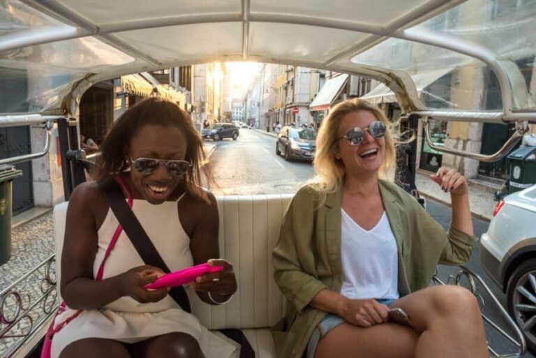 Lisbon by Tuk Tuk Guided Tour: City of Neighborhoods - The Electric Tuk Tuk Advantage on Narrow Streets