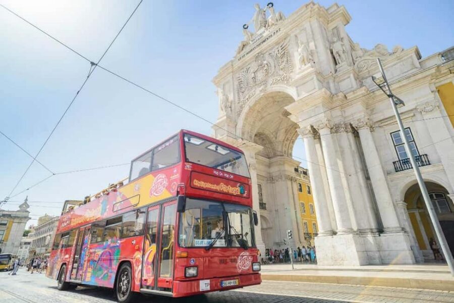 Lisbon: City Sightseeing Hop-On Hop-Off Bus Tour - Red Route (105 minutes) for Jerónimos, Belém, and the waterfront sweep