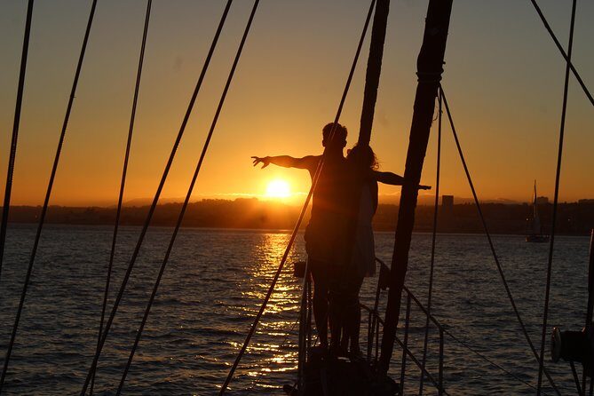 Lisbon: Daylight or Sunset on a Vintage Sailboat - Meeting at Santo Amaro Dock gate 1 by the Padel Club
