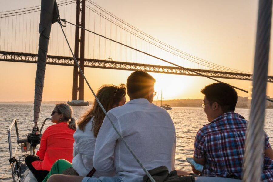 Lisbon: Daytime/Sunset/Night City Sailboat Tour with Drink - Cordoaria Nacional and Time Out Market: the waterfront as a working city