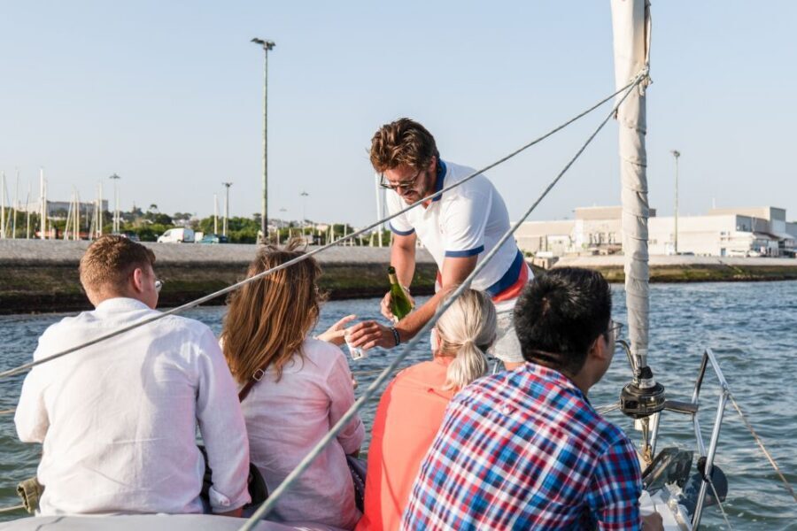 Lisbon: Daytime/Sunset/Night City Sailboat Tour with Drink - Monument to the Discoveries to Belém Tower: the start that sets the tone