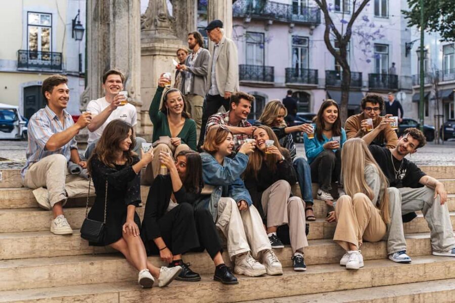 Lisbon: Drunken History Walking Tour with Included Drinks - Getting Tipsy in Bairro Alto Starts at Largo do Carmo