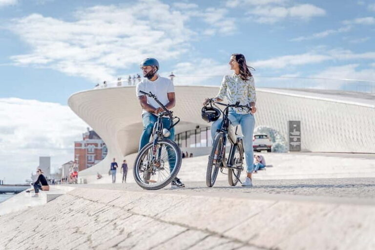 Lisbon: Electric Bike Tour by the River to Belém - Photo Time at Christ the King and the Bridge Underpass