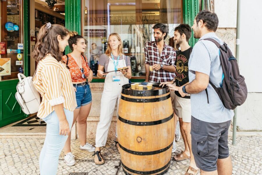 Lisbon: Food and Wine Small Group Walking Tour - St. Dominic’s Square spirits and the tascas vibe