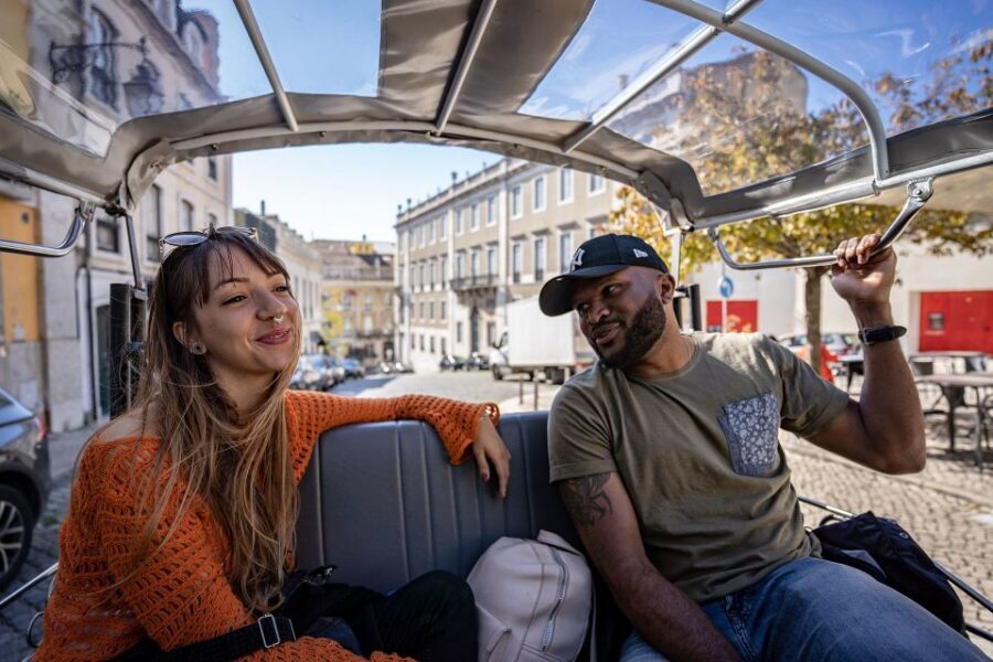 Lisbon: Guided Tuk-Tuk Tour Along the Historic Tram Line 28 - Chiado Square and the Tram 28 corridor: a quick start that pays off