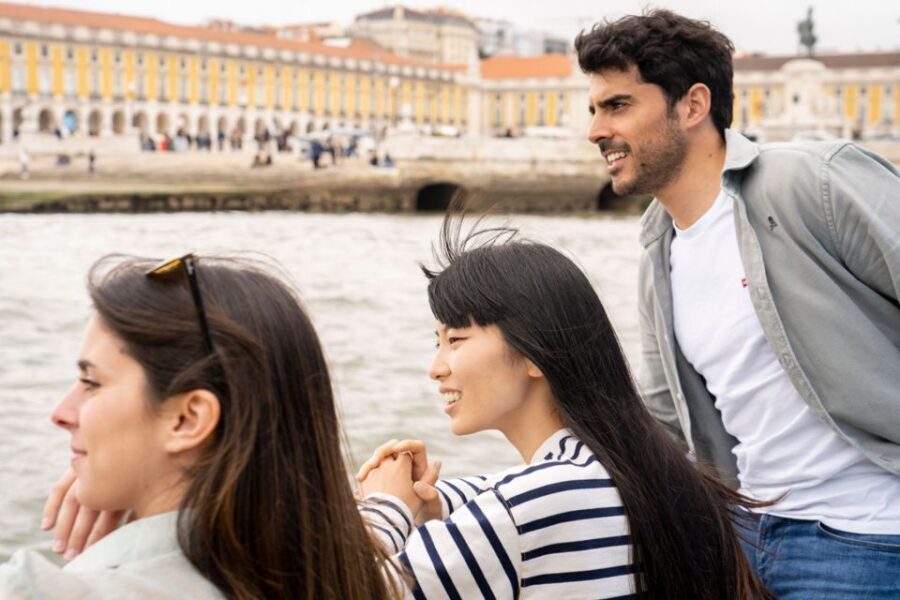 Lisbon: Helicopter Ride, Boat Trip, & Old Town Walking Tour - Tagus River cruise to Belém: relax and let the city come to you