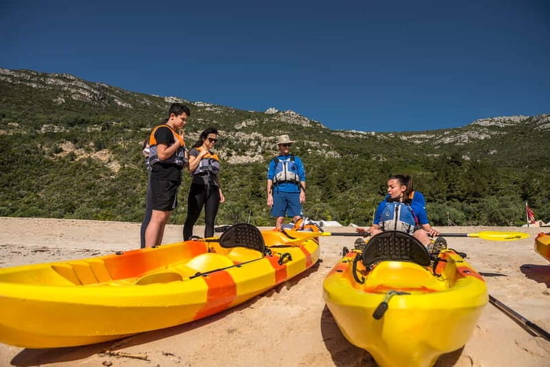 Lisbon: Kayak Tour Arrábida Natural Park, Setubal, Sesimbra - The 3-hour flow: briefing, practice, then real coast time