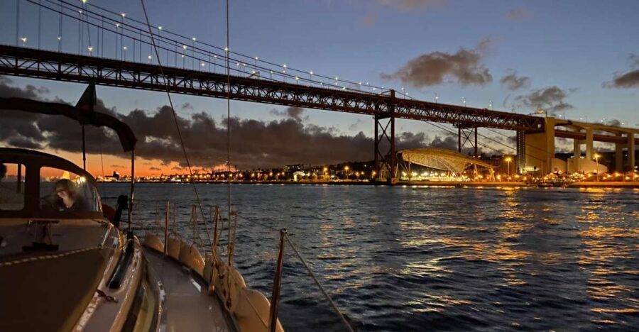 Lisbon: Luxury Sailboat Cruise at Night - Jerónimos Monastery and MAAT: Old Meets Modern in One River View