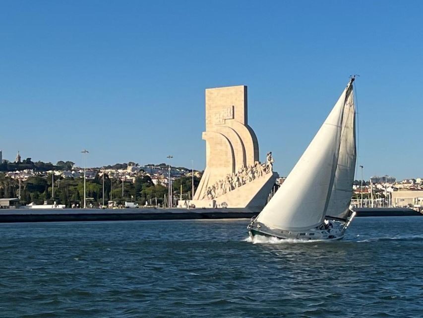 Lisbon: Private Sailing City & Sunset Tour - Christ the King from the water: watching Lisbon’s height