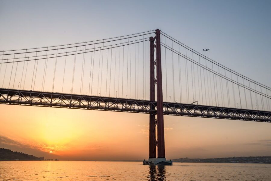 Lisbon: Private Sunset Cruise on the Tagus River with Drink - A Tagus sunset beats Lisbon from the rooftops