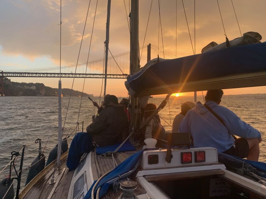Lisbon: Sailboat Sunset Tour with a Drink - Lisbon from the water, not from a viewpoint