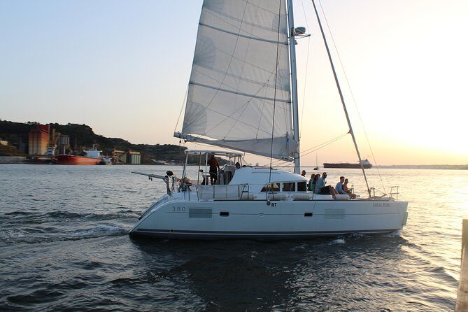 Lisbon Sailing Catamaran Public Cruise with drinks - Praca do Comercio From the River: Your First Big Photo Moment