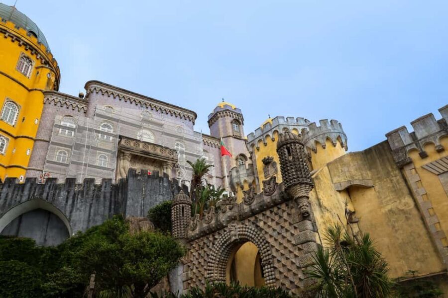 Lisbon: Sintra, Coast and Wine Small-Group Day Tour - Pena Palace and Pena Park (Exteriors): The Big Visual Hit