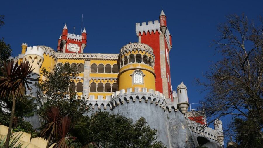 Lisbon: Sintra, Pena Palace, Cabo Roca Coast & Cascais Tour - Pena Palace gardens: fairy-tale colors with real viewpoint payoff