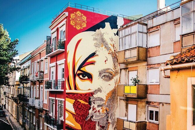 Lisbon Street Art - Private Guided Tour in a Electric Tuk Tuk - Stop 1: Miradouro da Graça and Daniel Eime’s Sophia mural
