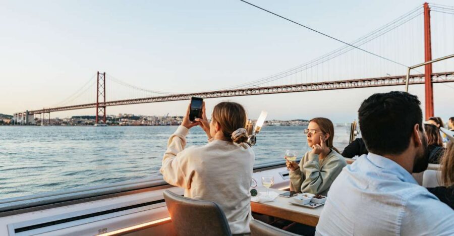 Lisbon: Sunset Cruise with Welcome Drink and Snacks - Choosing Your Spot: Open-Air Upper Deck vs Covered Comfort