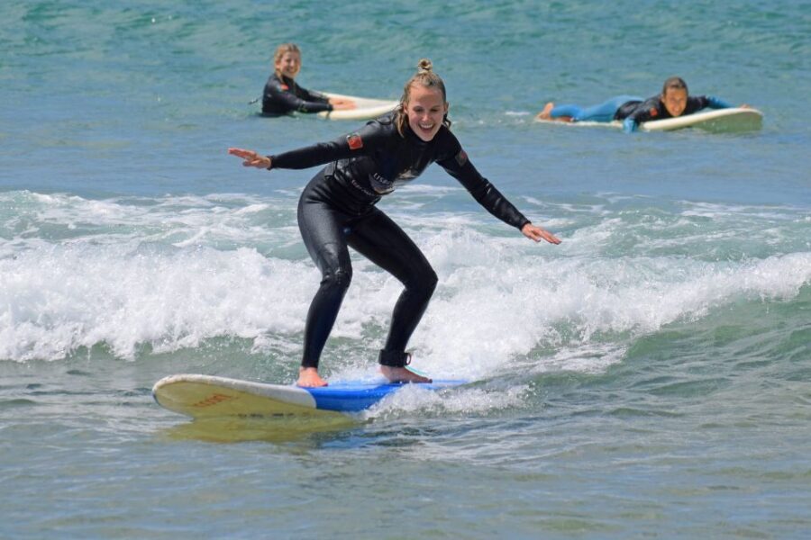 Lisbon: Surf Lesson - How the 2-hour lesson is really used: safety first, then waves