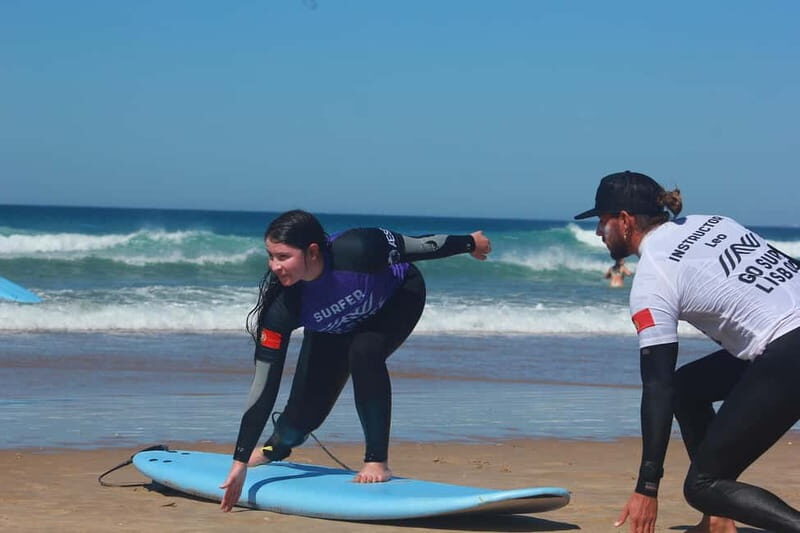 Lisbon: The Surf Instructor - surf lessons with transfer - About 2 hours of surfing: how your time on the waves gets managed