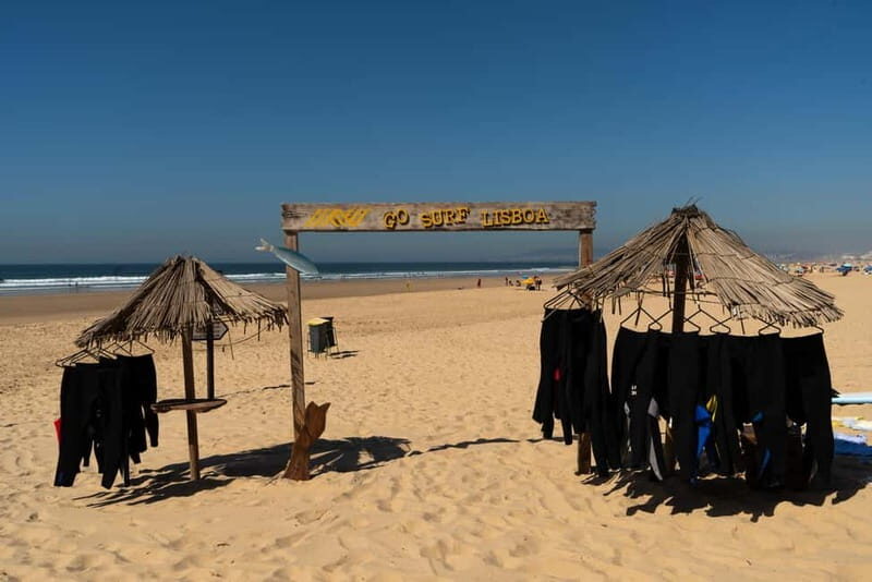 Lisbon: The Surf Instructor - surf lessons with transfer - The photographer in the water: great souvenirs, but not included