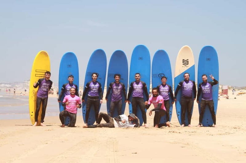 Lisbon: The Surf Instructor - surf lessons with transfer - A tight 1-to-5 lesson: what you do on the sand before you go out
