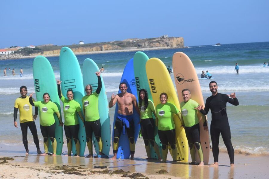 Peniche: Surfing Lessons for all surf levels - 90 or 120 minutes on the water: the skill path you’ll follow