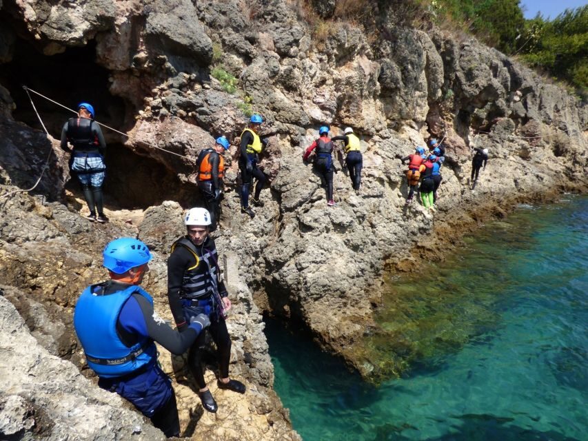 Portinho da Arrábida: Coasteering Boat Tour - Swimming Sections and Sea Caves: When Your Route Feels Like a Movie Set