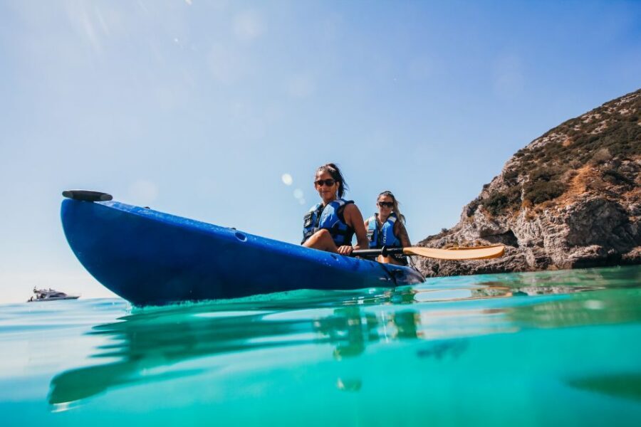 Sesimbra: Arrabida Natural Park & Caves Guided Kayaking Tour - Meeting at Our Roots: how to find the boats and start smoothly