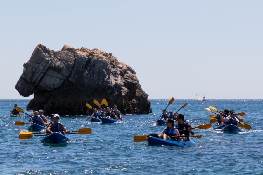 Sesimbra: Arrabida Natural Park & Caves Guided Kayaking Tour - The first paddle: safety briefing and practical technique