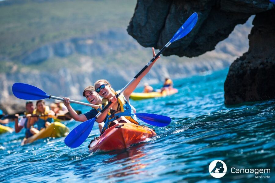 Sesimbra: Arrábida Natural Park Guided Kayaking Tour - The beach break: the best time to stop thinking about your arms