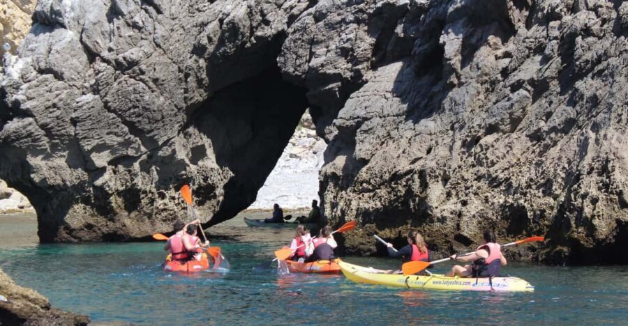 Sesimbra: Ribeiro Cavalo Beach, Caves, & Arrábida Kayak Tour - Ribeiro do Cavalo: the secret-beach moment you’ll want to remember