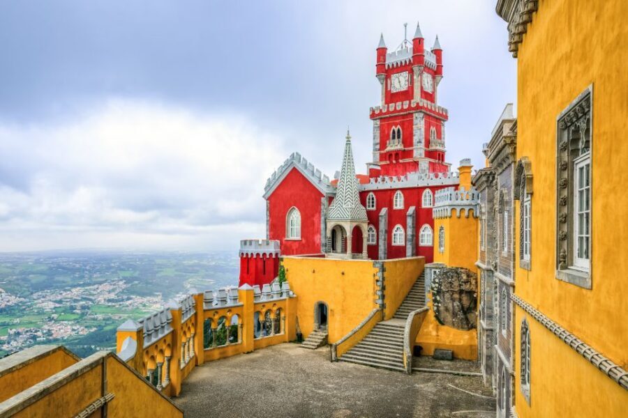 Sintra: Pena Palace and Park Entrance Ticket - Pena Park routes: gardens, exotic trees, and breaks that matter