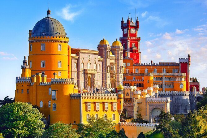 Sintra, Pena Palace, Quinta da Regaleira & Cascais Group Tour - Pena Palace: fairytale towers, long terraces, and the ticket reality check
